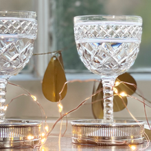 Load image into Gallery viewer, Solid Stuart Crystal Wine Glasses - Set of 5
