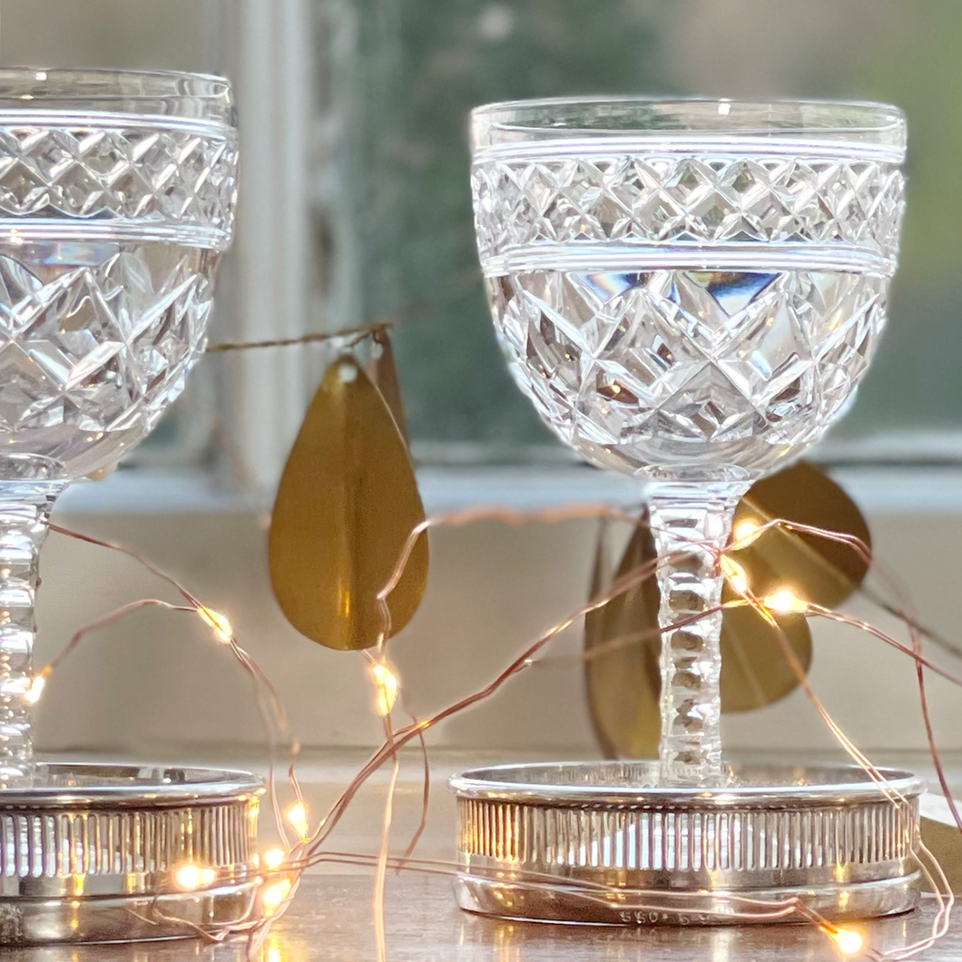 Solid Stuart Crystal Wine Glasses - Set of 5