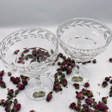 Load image into Gallery viewer, Vintage Harbridge Crystal - Champagne Coup - Set of 2 - LINNHES LOVE
