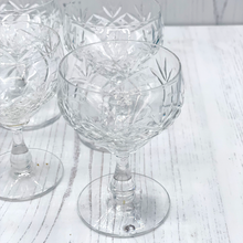 Load image into Gallery viewer, Vintage Edinburgh Crystal Sherry Balloon Glasses - Set of 5
