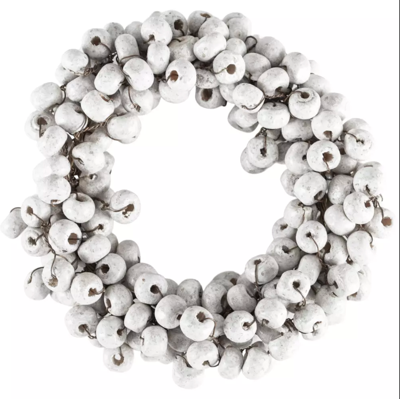 White Berry Wooden Napkin Ring