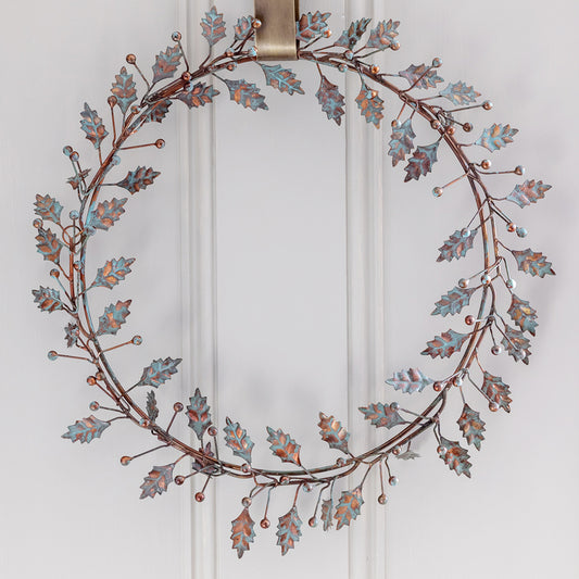 Autumn Leaf Wreath - Vintage Style